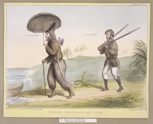 Robinson Crusoe and his Man Friday